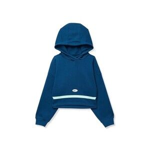 Nike NSW Icon Novelty Hoodie Girls XL Blue Fleece Long Sleeve Pullover GBO224